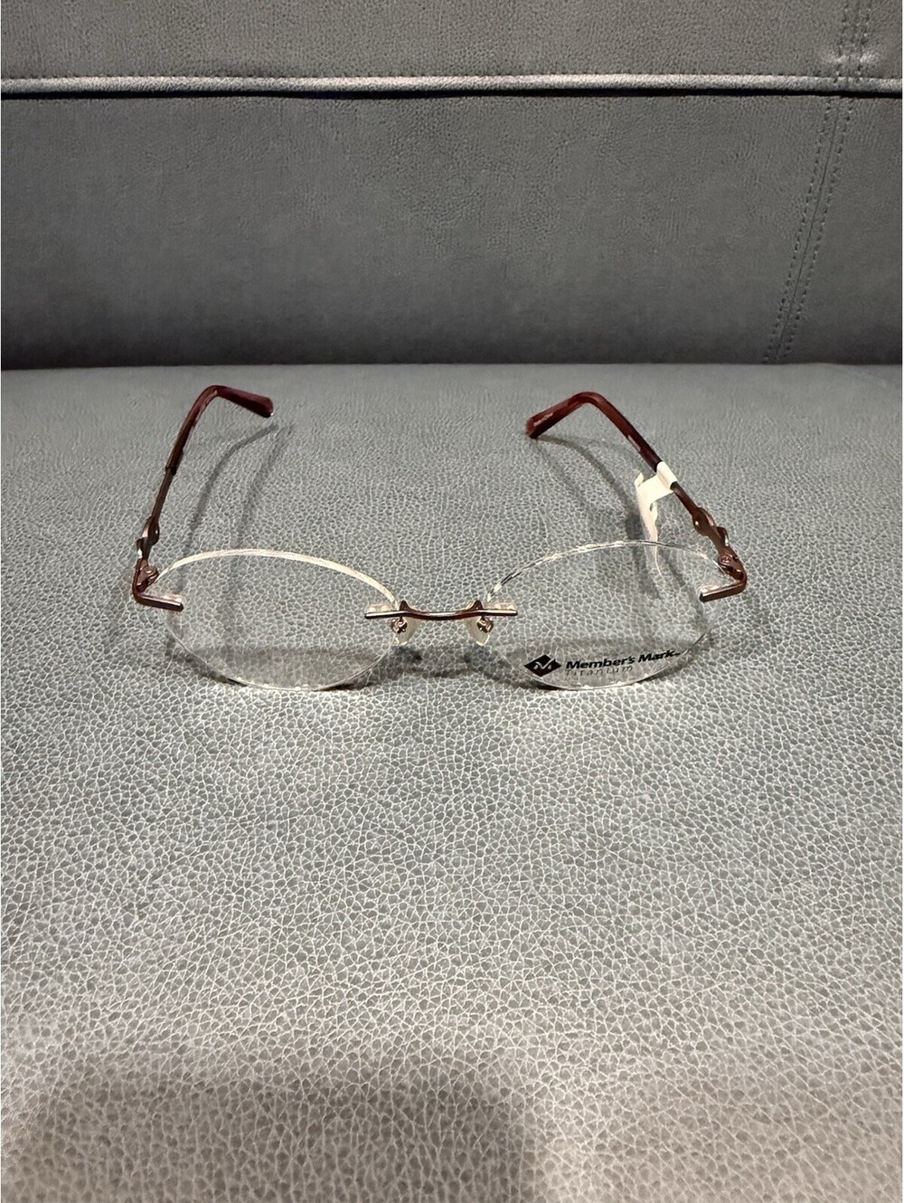 Members Mark Eyeglasses Black Rimless MM-2011-003 52-18-135
